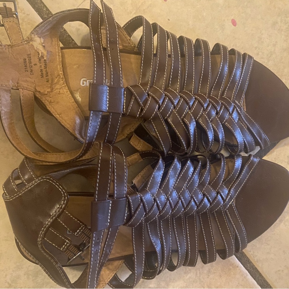 Brown sandals